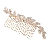 Beavorty Peigne Cheveux Mariage avec Strass Accessoires Coiffure pour Femmes Épingle Cheveux Française de Mariée Petits Peignes
