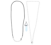 Beavorty Pendentif Agate Accessoire de Mode à Suspendre pour Création de DIY et Corde Cuir Noir Chaque