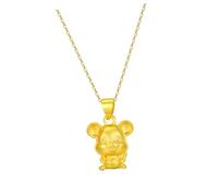 Beavorty Pendentif Plaqué Or Massif pour Femme Design Simple et Durable Décoratif Original sans Chaîne