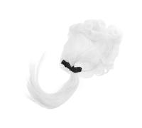Beavorty Perruque Blanche Pour Juge Avocat Cheveux Bouclés Perruque De Costume Pour Fête Halloween Cosplay