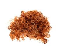 Beavorty Perruque Courte Bouclée Afro Élastique pour Femmes Boucles Réalistes Durables et Confortable Adaptée Aux Fêtes et Usage