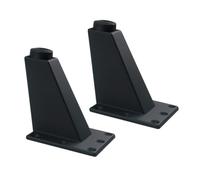 Beavorty Pieds de Meubles Réglables en Alliage d'Aluminium Lot de 2 Anneaux Anti-Rayures pour Tables Industrielles et Meubles Chromés