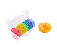 Beavorty Pilulier Hebdomadaire 21 Compartiments Boîte de Pratique Étanche en Plastique pour Voyage Organisation de Sécurisée pour Adultes