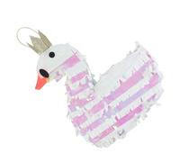 Beavorty Piñata en Papier Forme Cygne Franges Colorées, à Casser pour Garçon et Filles, Décorations Fête Anniversaire et Mariage, Coffret Bonbons pour Fête Amusante