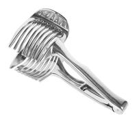 Beavorty Pince à Trancher Multifonction en Alliage D’aluminium Alimentaire, Trancheuse Ronde Portable pour Citron, Tomate et Fruits, Ustensile la Cuisine Pratique pour Couper Facilement