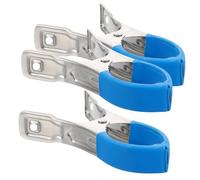 Beavorty Pinces de Réparation pour Saxophone, Clarinette et Flûte - Acier Inoxydable Compact 3 Pcs - Clips D'encoche pour Instruments à Vent - Outil D'entretien Portable pour Réparation