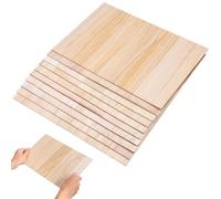 Beavorty Planches à Casser en Bois pour Taekwondo - Lot de 10 Planches Fines 0,3 Cm - Plateau de Casse Polyvalent pour Entraînement Arts Martiaux, Karaté et Muay-thaï