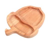 Beavorty Plateau à Dessert en Bois Marron de Pomme de Pin, Plateau Polyvalent et Décoratif pour Snack Session et Décoration Intérieure