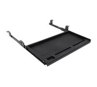 Beavorty Plateau Coulissant pour Clavier sous Bureau Multifonctionnel, Tiroir à Clavier Noir K1 avec Support Robuste en Matériau Résistant aux Rayures, pour Bureau et Organisation