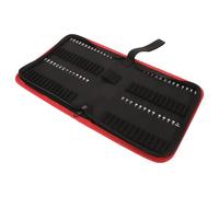 Beavorty Pochette À Outils 55 Pièces pour Embouts De Perceuse, Toile Oxford, Noir, avec Fermeture Éclair, Organisateur Portable pour Menuisiers Et DIY