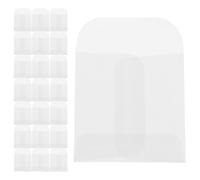 Beavorty Pochettes Transparentes en Papier 5 X 5 CM Lot de 60 pour Petits Paquet à Bijoux Cartes et Accessoires Usage Quotidien
