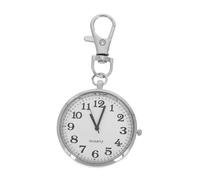 Beavorty Pocket Watch with Large Numbers for Nurses and Students Analog Display Keychain Clock for Exams and Learning Timekeeping