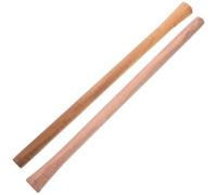 Beavorty Poignées en Bois Dur Couleur Aléatoire 2pcs Manches de Pelle Universels Finition Polie pour Outils de Jardinage Adaptés pour Usage Industriel et Domestique