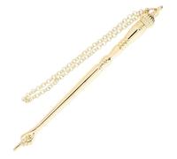 Beavorty Pointeur Torah en Métal 17Cm Doré Chaîne Guide de Lecture pour Étude Biblique et Pratique de Mitsva