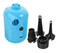 Beavorty Pompe à Air Électrique USB Compacte Bleue, Compresseur Multi-Usage pour Bateau Gonflable, Matelas Pneumatique et Paquet sous Vide, Gonflage Rapide Domestique, Gonfleur Portatif