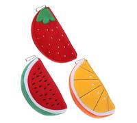 Beavorty Porte- Animé de Fruits Multicolore Lot de 3 Rangement Compact pour Femme pour Voyage Paquet à Main Accessoires