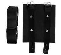 Beavorty Porte-Ceinture en Cuir PU Noir pour Rangement D'armes Blanches et Lames, Ceinture Multifonctionnelle Réglable, Accessoires D’Armure Adaptés au Cosplay et Arts Martiaux - Support