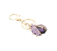Beavorty Porte-clés Décoratif En Alliage De Zinc Pendentif à Sept Étoiles Violet, Porte-clés Créatif Pour Paquet à Main, Accessoire Pour Femmes, Décoration Suspendue Raffinée