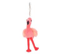 Beavorty Porte-clés Flamant Rose Peluche et Doux Accessoire Suspendu pour Sacs Garçon Fille et Anniversaire pour Fêtes et Usage Quotidien