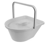 Beavorty Pot De Chambre Crachoir Portable Toilettes Seau Urine Couvercle Odeur Fond Antidérapant Compact Intérieur