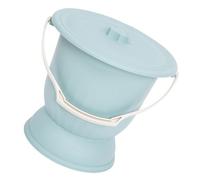 Beavorty Pot de Chambre en Plastique 4,5 L Couvercle Anti-odeur, Petit Modèle Léger et Compact, Urinoir Réutilisable pour Usage Domestique, Adapté Femmes Enceintes, Garçon et Filles
