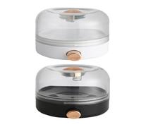 Beavorty Pots à Épices Magnétiques 2 Unités en Plastique Transparent pour Organisation Facile des Condiments Réfrigérateur