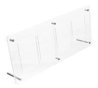 Beavorty Présentoir à Cartes à Collectionner en Acrylique Transparent 4 Emplacements pour Cartes de Sport et Jeu Support de Bureau Compact Adaptable Organiseur Polyvalent