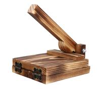 Beavorty Presse à Raviolis en Bois Carbone, Moule Manuel Carré 1 Pièce, Outil Pressage Pâte Ménager Pratique Cuisine, Accessoire Ustensile la Cuisine Sain Sûr Indolore