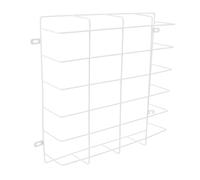 Beavorty Protection Cage Murale pour Éclairage de Secours 300x300x72 Mm en Acier Robuste, Grille de Blindage pour Panneau de Sortie, Protection Câble Anti-dommages pour Usage Commercial