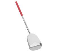 Beavorty Ramasse-Crottes de Poule en Acier Inoxydable Manche Télescopique Long, Râteau Ergonomique pour Nettoyage Quotidien des Poulaillers, Outil Solide pour Gestion Sanitaire des