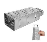 Beavorty Râpe Multifonction en Acier Inoxydable 4 Faces pour Légumes et Pommes de Terre, Outil Cuisine Manuel pour Préparation Sécurisée des Aliments