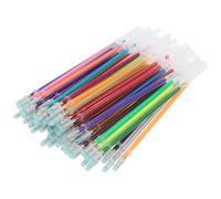 Beavorty Recharges pour Stylos Gel Colorés Pailletés Néon 60 Couleurs Mixtes, Pointes de Marqueur de Rechange, Recharge Stylo Couleurs pour Dessin, Coloriage, Scrapbooking et Journal,
