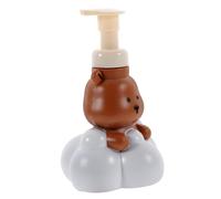 Beavorty Récipient Distributeur Mignon Éponge Bouteilles Parfum Moussant Flacon Distributeur De Mousse Liquide Buse Couler Distributeur De Mousse Salle De Bain D'ours Sirop Pe
