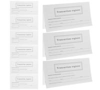 Beavorty Registres de Chèques pour Chéquier Personnel 20 Paquets Format Compact Pratique pour Suivi des Transactions Bancaires