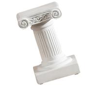 Beavorty Résine Blanche Figurine de Pilier Romain Miniature pour Jardin | Style Romain Élégant, Usage Décoratif Polyvalent, Prop Prop Photo, Mariage, Guidage Routier