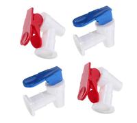Beavorty Robinet Distributeur D'eau Compatible Distributeur et Refroidisseur 4 Pièces en Plastique Pp Buse Réutilisable Verrouillage Garçon et Filles pour Fontaine à Eau Usage Domestique