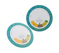 Beavorty Roue D'indice De Masse Corporelle Imc Murale 2 Pièces, Outil De Calcul Précis Du Poids Taille, Tableau De Suivi De Santé Compact Pour Maison, Salle De Sport Et Centre