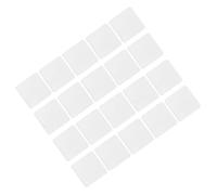 Beavorty Ruban Adhésif Double Face Nano Blanc 20pcs, Résistant la Déchirure et Lavable, pour Salle de Bain et Bureaux, Adhésif Puissant et Multifonction