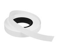 Beavorty Ruban de Cerclage Bancaire Blanc 2,5 Mm X 100 M en Papier Kraft Gommé pour Mise en Paquets Rapide et Fiable, Usage Machine, Banque, Supermarché, Bureau et Gestion D'argenté