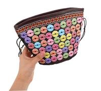 Beavorty Sac Seau à Bandoulière Pour Vacances Sac De Plage Toile Tissée Spacieux Pour Shopping Sorties Style Décontracté