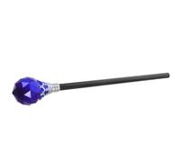 Beavorty Sceptre de Cosplay Halloween 1 Pièce en Plastique Bleu et Or, Accessoire de Déguisement pour Garçon et Filles, Bâton Magique pour Fêtes et Décoration, Léger et Résistant