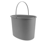 Beavorty Seau Anti-éclaboussures Poignée Plastique Percée et Chaise en avec Protection Remplacement Pratique pour Adultes Seniors pour Salle de Bain et Chevet