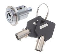Beavorty Serrure Tubulaire à Clés en Métal pour Armoire, Chariot et VR | Sécurité Renforcée, Usage Polyvalent, Format Compact et Portable, pour Machines de Jeux et Vitrines de Musée