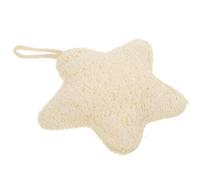 Beavorty Serviette Exfoliante Corps en Loofah et Coton, Brosse Dos, Accessoire de Bain pour Massage et Nettoyage en Profondeur