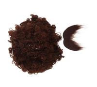 Beavorty Set Déguisement Pirate avec Perruque Afro et Barbe Fausse Marron Accessoire Costume pour Fête et Carnaval