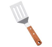Beavorty Spatule à Frire en Acier Inoxydable Ajourée Spatule à Steak Métallique Outil de Cuisson Antiadhésif Ustensile la Cuisine Solide pour Poêle et Plaque Cuisine Maison