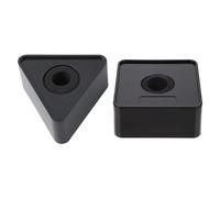 Beavorty Stations d'Interview Drapeaux Blancs, Lot de 2 Microphones Carrés et Triangulaires pour Podcast et Reportage, Supports Micro Logo pour Professionnels