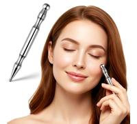 Beavorty Stylo D'acupuncture, Stylo D'acupression Manuel pour Massage Des Tissus Profonds, Soulagement de La, Masseur de Points D'acupuncture en Acier Inoxydable, Outils D'acupression Faciale