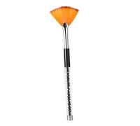 Beavorty Stylo Nail Art Ongles Plat à Poignée à Foret Pinceau Éventail Dégradé Et Léger Pour Femmes Noir