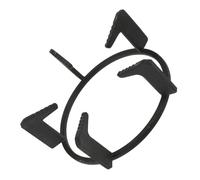Beavorty Support de Casserole en Fonte Épaisse Antiadhérent pour Cuisinière à Gaz 1,5 M, Grille Ronde Antidérapante Pentagonale, Résistant la Chaleur, Compatible Wok et Poêles, Accessoire